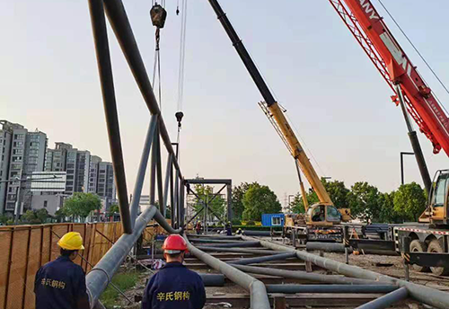 重庆安装双层钢结构厂房搭建